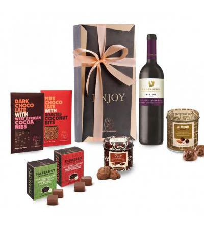 Max Brenner Wine & Chocolates Gift Box