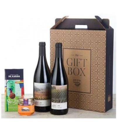Duo Galil Mountain Winery and Chocolate Gift Box