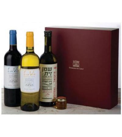 Castel Wines Olive Oil and Honey Gift Box