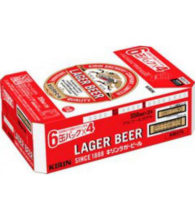 can lager beer 24's/