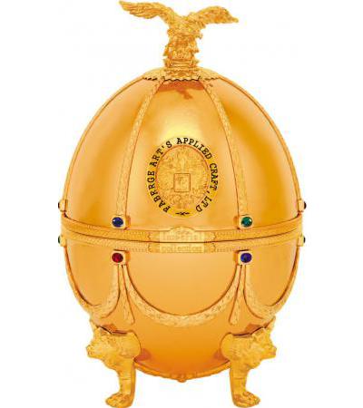 «Императорская коллекция» (футляр в форме яйца Фаберже) Золотого цвета, ПУ Дерево